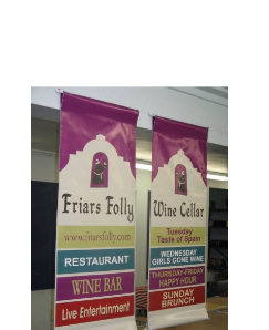 Avenue pole banners. Avenue pole banners.