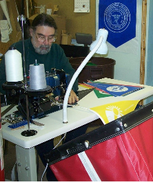 Sewing Pennat strings. Sewing Pennat strings.
