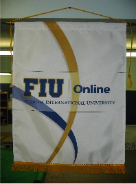 FIU banner for podium FIU banner for podium