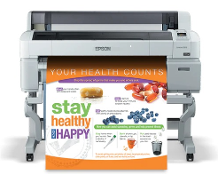 Poster printer. Poster printer.