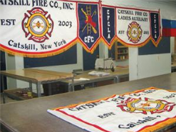 catskill fire company marching banners catskill fire company marching banners