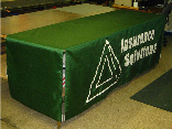 Fitted table banner. Fitted table banner.